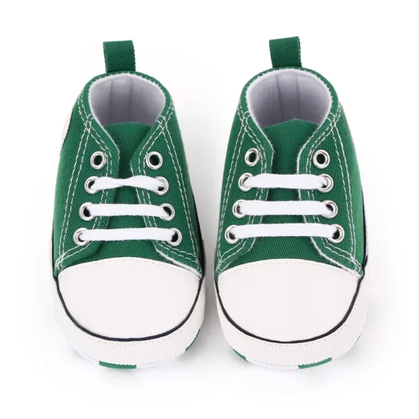 New Baby Shoes Boys Girls Classic Canvas Casual Sneakers Newborn First Walker Toddler Soft Sole Non-Slip Walking Shoes D2486 - Image 6