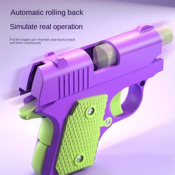 Children'S Toy Guns Model 3D Mini 1911 Gravity Printing Fidget Toy for Kids Adults Stress Relief Toy Children Decompression Gift - Image 3