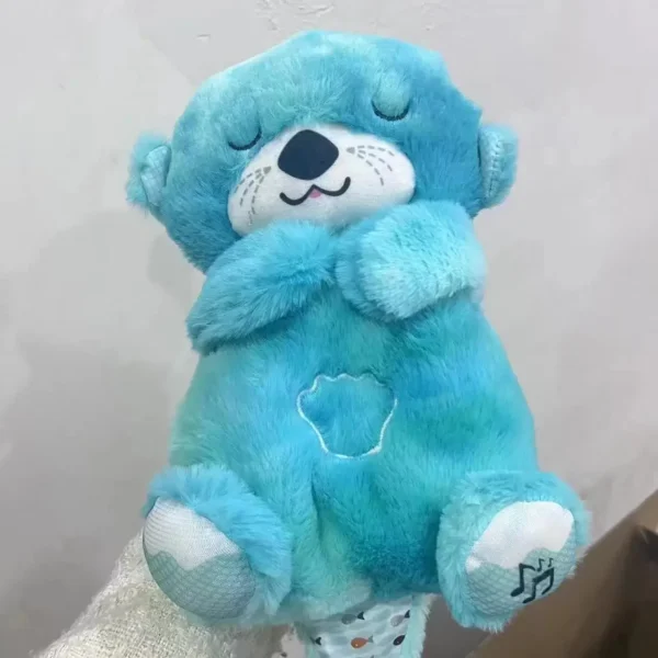 Baby Plush Doll Breathing Bear Newborn Soothing Sleep Playmate Otter Toy Kids Music Sleeping Companion Sound Light Doll Toy Gift - Image 5