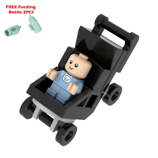 Infant Baby MOC Building Blocks Toys Kids Collection Souvenir Gift Pretend Play Decoration Boy Girl City 25128 24581 - Image 3