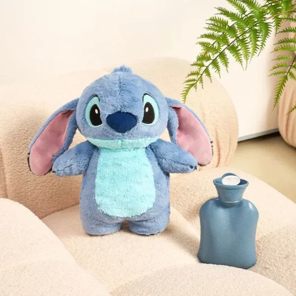 Disney Stitch Anime Winter Extra Large Plush Hot Water Bottle Women's Home Water Filling Hand Warmer Holiday Gift For Girlfriend - Image 2