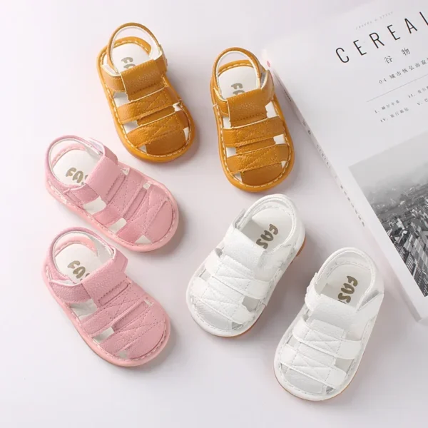 Fashion Summer Baby Girls Boys Sandals Newborn Infant Shoes Casual Soft Bottom Non-Slip Breathable Shoes Pre Walker - Image 4