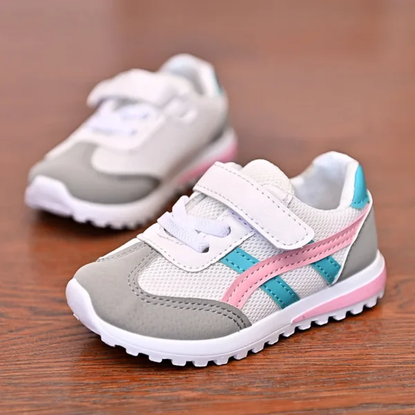 Children's Popular Outdoor Sports Shoes Children Breathable Mesh Running Shoes Baby Comfortable Sports Shoes Boys Casual Sneaker - Image 3