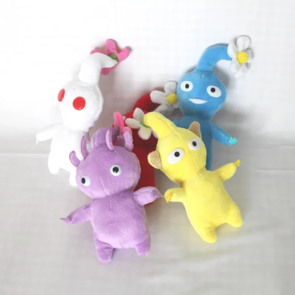 15CM Pikmin Plushie Doll Game Olimar Flower Leaves Bud Chappy Bulborb Soft Stuffed Toy Red Yellow Gift for Kids Fans Birthday - Image 3