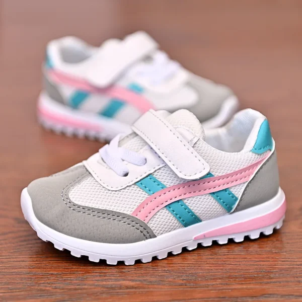 Children's Popular Outdoor Sports Shoes Children Breathable Mesh Running Shoes Baby Comfortable Sports Shoes Boys Casual Sneaker - Image 5