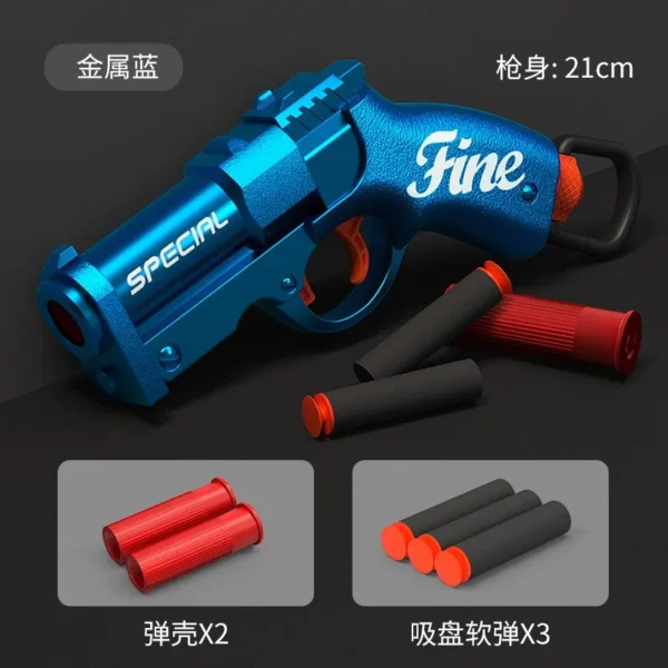 Mini S686 Shell Throwing Soft Bullet Launcher Toy Gun Airsoft Foam Bullet Blaster CS Outdoor Weapon Children Pistol - Image 6