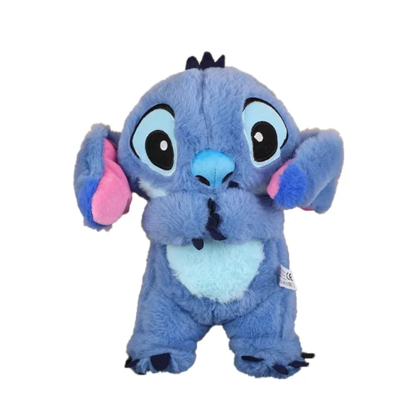 Stitch Plush Doll Breathing Light Child Soothes Toys Pink Angel Anime Cute Baby Music Light Sleep ToyKid Christmas Birthday Gift - Image 6