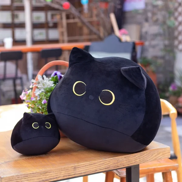 10/30CM Cat Doll Small Pendant Cuddly Pillow Cushion Ins Black Cat Plush Toy Doll for Girl Gift Plushie Stuffed Toys - Image 6
