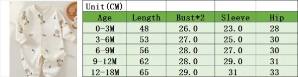 Baby Rompers for Girls Boys Bodysuit & One piece 100 Cotton Long Sleeve for Newborn Clothes Loungewear Set Outfit - Image 6