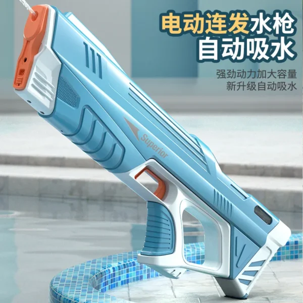 Electric Water Gun Toys Bursts Children's High-pressure Strong Charging Energy Water Automatic Water Spray Children's Toy Guns - Image 2