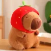 23cm Capybara Plush Simulation Capibara Anime Fluffty Toy Cute Doll Stuffed Animals Soft Doll Plush Christmas Thanksgiving Gift - Image 2
