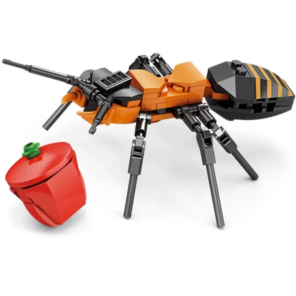Creative Building Blocks Insect Model Bee Dragonfly Ant Mantis Children's Assembled Toys Interesting Animal Ornaments Gifts - Image 5