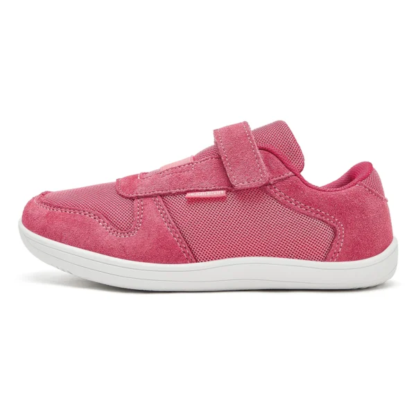 HOBIBEAR Kids Wide Toe Barefoot Shoes Little/Big/Kid Hook Loop Minimalist Sneakers Artificial Leather Mesh Lightweight Shoes - Image 5