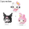 KEEPPLEY Sanrio Anime Hello Kitty My Melody Cinnamoroll Pompompurin Kuromi Building Blocks Girl Kid Holiday Christmas Gift - Image 6