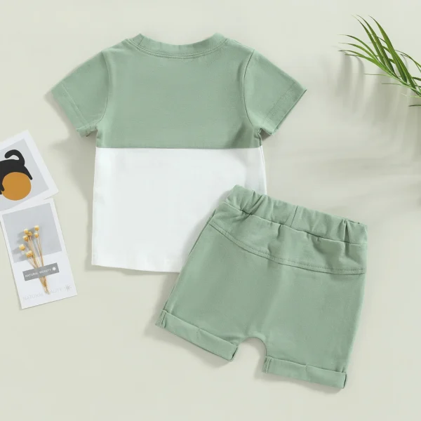 ma&baby 0-3Y Toddler Infant Baby Boy Girl Clothes Sets Casual Short Sleeve T-shirt Tops Shorts Summer Outfits Clothing - Image 5