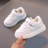 Toddler Baby Kids Fashion Design Walking Shoes Sneakers White Non-slip Casual Shoes Boys Girls Breathable Outdoor Board Shoes - Image 3