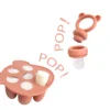 Latest Animal Design Bear Set Fruit Feeder Breast Milk Freezer Tray Food Soup Silicone Freezer Tray Silicone Popsicle Mold - Image 5