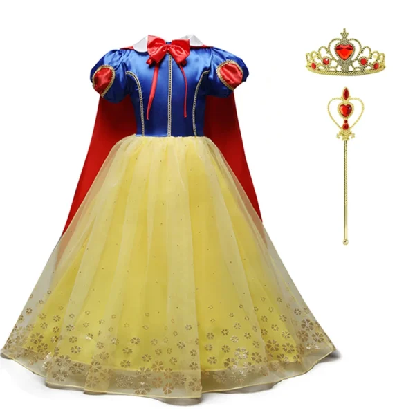 Girls Princess Dress 2023 Girl Encanto Cosplay Princess Elsa Costume Kids Birthday Party Halloween Carnival Party Fancy Dress - Image 3