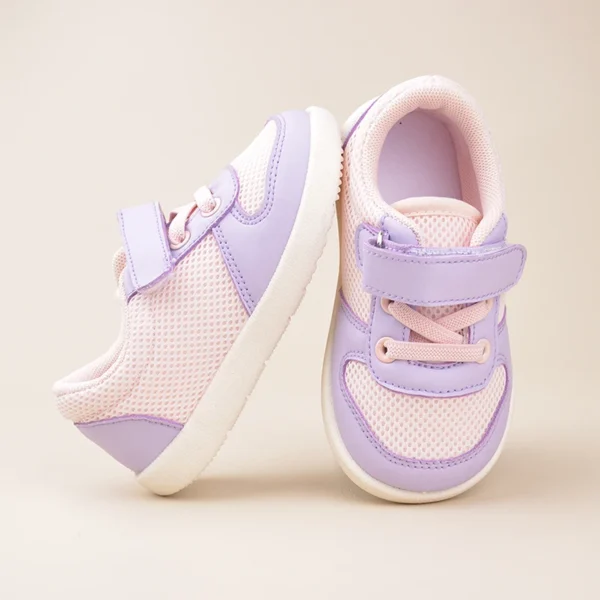 Girls Lovely Pink Daily Outdoor Low Top Soft Flat Sports Sneakers Kids Casual Shoes EK9S49 - Image 3