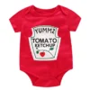 New Summer Baby Boys Girls Clothes Baby Bodysuit Short Sleeved Letter Baby Bodysuits One Pieces Cute Babies Twins Clothes #Y - Image 5