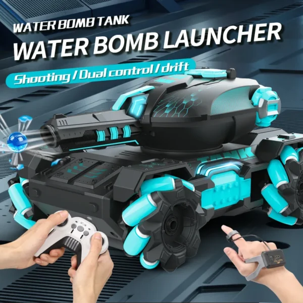 Battle RC CAR RC Tank Water Bullets Bomb Car Battle Game Fun Interactive 2.4G 4WD Remote Control Electric Water Bomb Tank Toys - Image 2