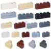 MOC 1x2 1x3 1x4 L Dots Masonry Profile Thick Brick Creative Figures House Contruction Building Blocks Toy Compatible 98283 15533