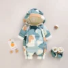 Children Autumn Winter Overall For Infant Down Cotton Thicken Clothes Hooded new born Baby costume Boys Girls Jumpsuit Romper - Image 6