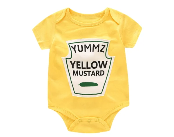 New Summer Baby Boys Girls Clothes Baby Bodysuit Short Sleeved Letter Baby Bodysuits One Pieces Cute Babies Twins Clothes #Y - Image 4