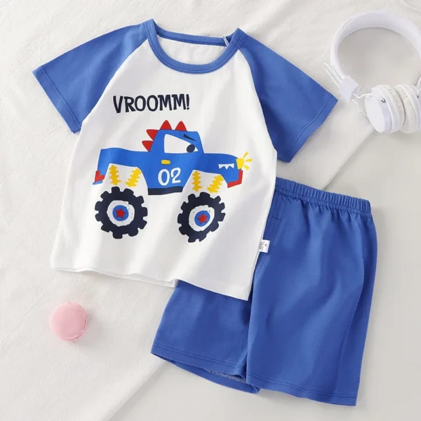 1 2 3 year Baby Clothing Girls Boys Cotton Suit for Children Two Clothes Sets for Babies Newborn Baby Clothes - Image 4
