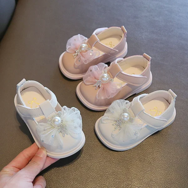 Zapatos Niña Soft Soled Baby Walking Shoes Autumn Girl Princess Shoe Bow Leather Shoes Girl Single Shoe Baby Shoe Туфли Лолита - Image 6