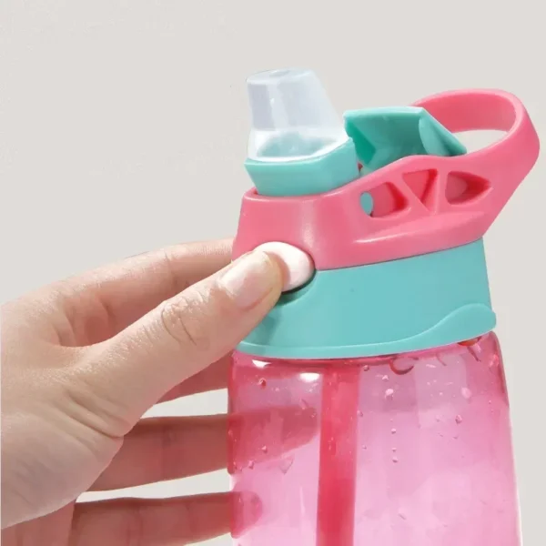 Kids Water Sippy Cup Creative Cartoon Baby Feeding Cups with Straws Leakproof Water Bottles Outdoor Portable Children's Cups - Image 3