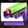 Csnoobs G17 Dual-mode Toy Gun Laser Version Automatic Shooting Radish Gun Shell Ejection Soft Bullet Pistol CS Weapons for Kids - Image 5