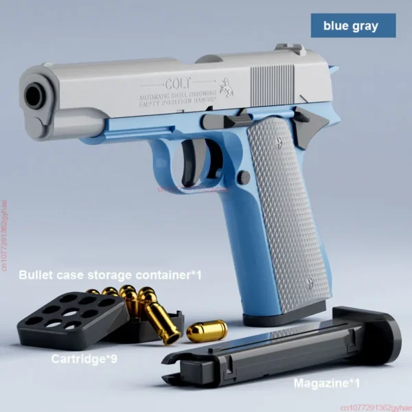 Desert Eagle Radis Gun Jouets de décompression, Pistolet 2011, Lancer continu, Coquille Africconflicver, Lanceur revolver, Pisto - Image 5