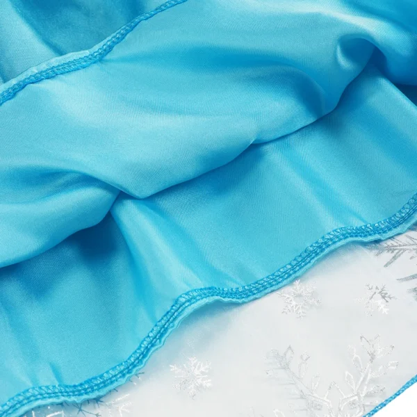 Elsa Dress for Girls Elsa Costume Snow Queen Anna Dress Cosplay Birthday Party Children Kids Carnival Girl Frozen Costume 2024 - Image 6