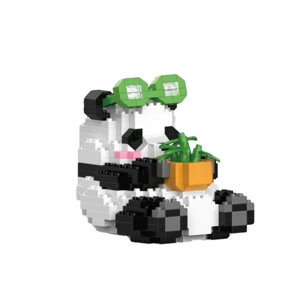 Cute Chinese Panda Building Blocks Sets DIY Educational Assembly Toys Bricks Mini Animals Model MOC Kids Christmas Birthday Gift - Image 6