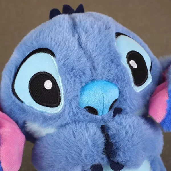 Stitch Plush Doll Breathing Light Child Soothes Toys Pink Angel Anime Cute Baby Music Light Sleep ToyKid Christmas Birthday Gift - Image 5