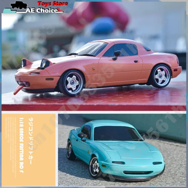 LDRC LD1804 RC Drift Car 1/18 Model 2.4G 2WD ESP Gyroscope LED Lights Full Scale Controlled Model Children Car Toys Gifts - Image 4