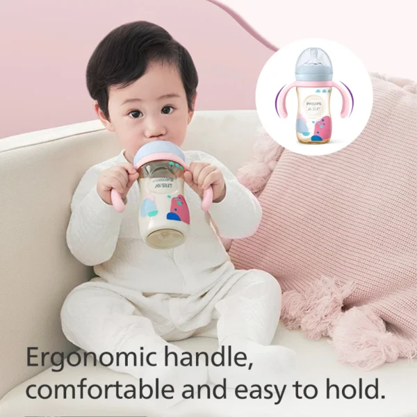 PHILIPS AVENT Newborn baby PPSU bottles reduce flatulence 0-6 months or more TPE material non-slip thread-off proof handle - Image 5
