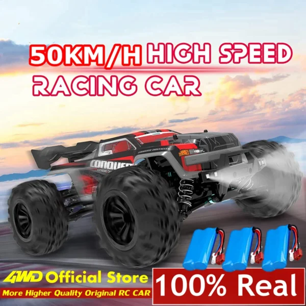 4WD 1:16 80KM/H Super Brushless 50KM/H Brushed RC Car 4x4 Off Road Remote Control High Speed Drift Racing Truck Toy Kids Adults - Image 2