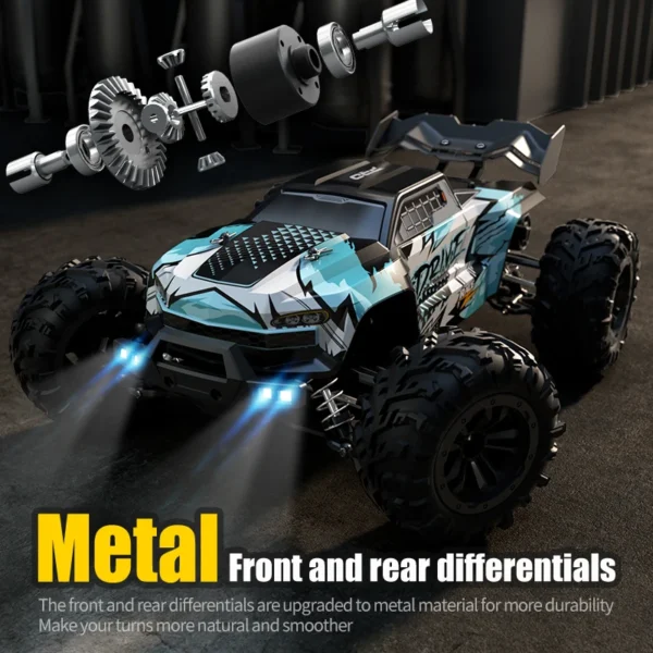 ZWN 1:16 70KM/H Or 50KM/H 4WD RC Car With LED Remote Control Cars High Speed Drift Monster Truck for Kids vs Wltoys 144001 Toys - Image 4