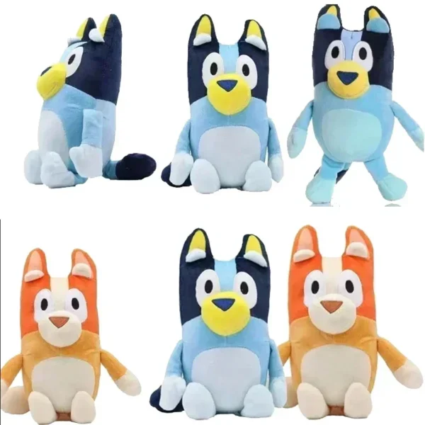 17/28cm Bluey & Bingo Family Plush Toys - Cartoon Dog Stuffed Animals, Soft Plush Dolls, Perfect For Birthday & Christmas Gifts - Image 3