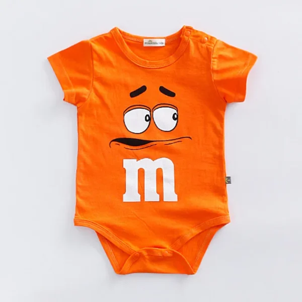 0-24month Baby Clothes Summer Short-sleeved Triangle Climbing Clothes Romper Toddler Costume Cotton Bodysuits Infant Jumpsuit - Image 6