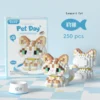 18 Styles Little Dog Cat Cute Pet Small Building Block Model Series Ornaments Children's Toys Miniature Bricks - Image 6