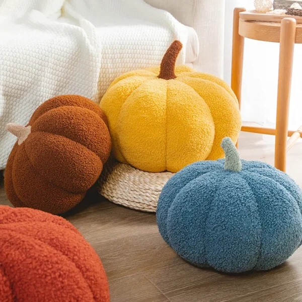 20cm Small Size Soft Pumpkin Plush Toys Lovely Stuffed Plant Bedroom Decoration Halloween Decor Dolls Soothing Pillow for Kids - Image 6