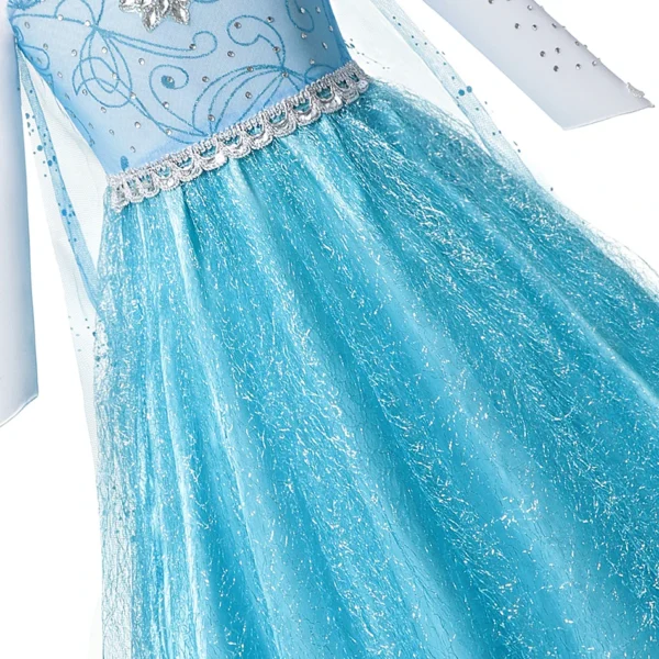 Disney Fancy Queen Frozen Elsa Anna Costume Girls Princess Dress Toddler Halloween Cosplay Party Vesidos For 2-10 Years - Image 4