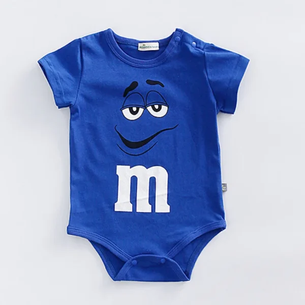 0-24month Baby Clothes Summer Short-sleeved Triangle Climbing Clothes Romper Toddler Costume Cotton Bodysuits Infant Jumpsuit - Image 4