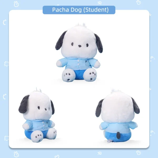 Sanrio Kawaii Pochacco Plush Toy Cartoon & Cute Sleeping Companion Comfortable And Soft Birthday Gift Girl - Image 4