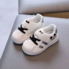 Disney White Casual Shoes For Baby Boy Girl Brand Children Sneaker Mickey Mouse Kids Shoes Toddler Walking Shoes Size 15-25 - Image 3