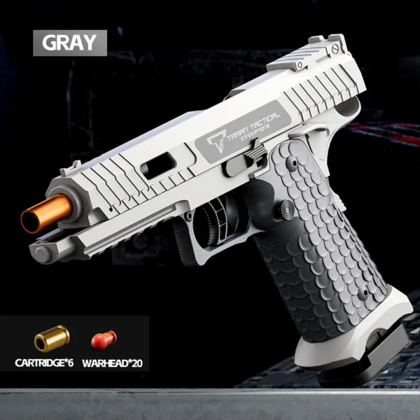 Pistol G17 Soft Bullet Toy Continuous Firing Blowback Guns Shell Ejected Manual Airsoft Weapon Kids Birthday Christmas Gift - Image 3