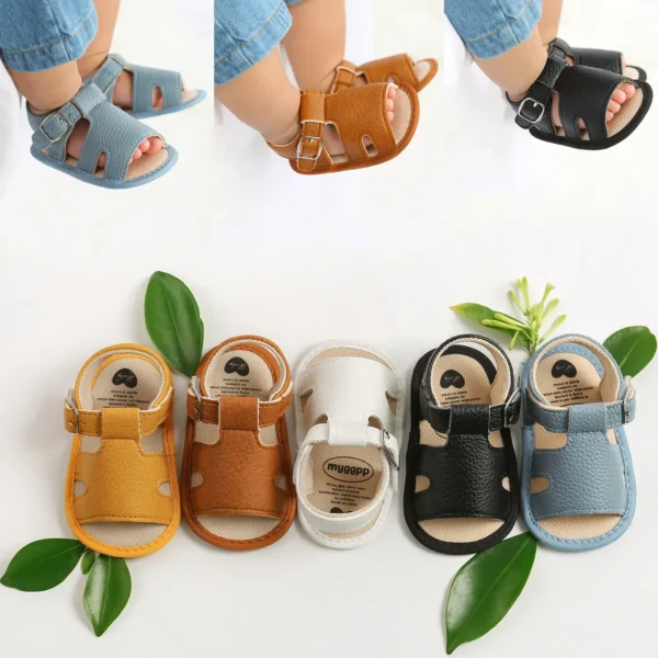 Fashion Summer Baby Girls Boys Sandals Newborn Infant Shoes Casual Soft Bottom Non-Slip Breathable Shoes Pre Walker - Image 5